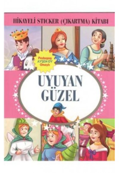 Uyuyan Güzel Hikayeli Sticker Çıkartma Kitabı