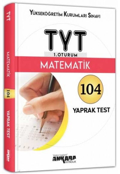 Ankara  YKS - TYT 1. Oturum Matematik Yaprak Test (Yeni)