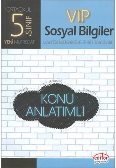 Editör - 5.Sınıf VIP Sosyal Bilgiler Konu Anlatımlı