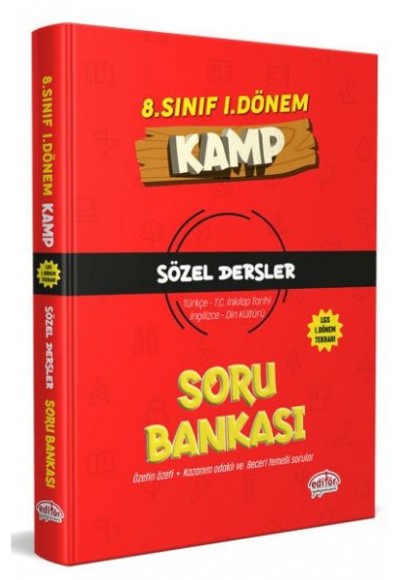 Editör 8. Sınıf 1. Dönem Kamp Sözel Soru Bankası