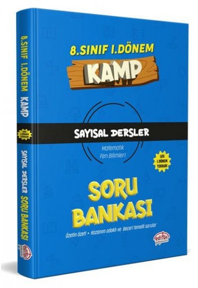 Editör 8. Sınıf 1. Dönem Kamp Sayısal Soru Bankası