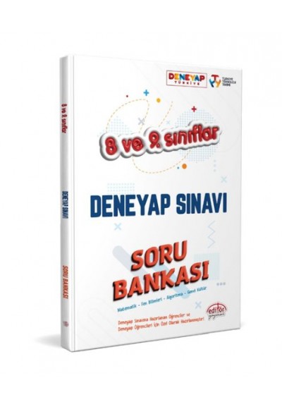 Editör 8 ve 9. Sınıflar Deneyap Sınavı Soru Bankası