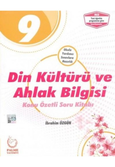 Palme 9. Sınıf Din Kültürü ve Ahlak Bilgisi Konu Özetli Soru Bankası