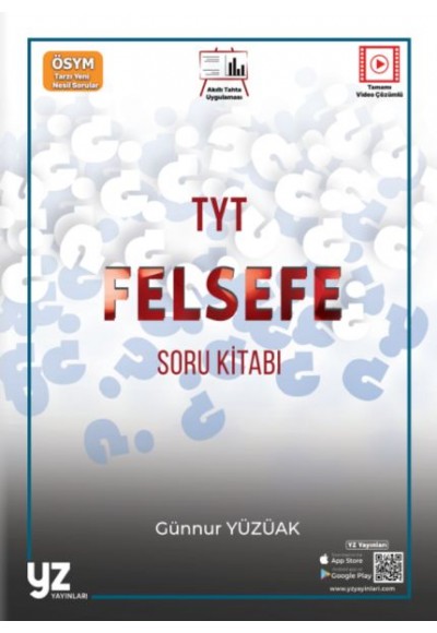 YZ Yayınları TYT Felsefe Soru Kitabı