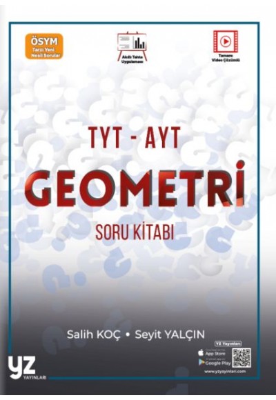 YZ Yayınları YKS TYT-AYT Geometri Soru Kitabı