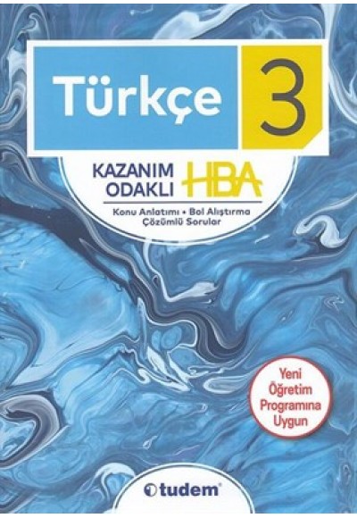 3. Sınıf Türkçe Kazanım Odaklı HBA