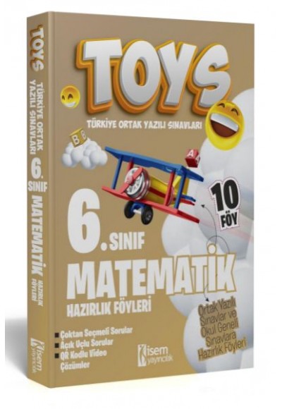 İsem Yayıncılık 2024 Toys 6. Sınıf Matematik Hazırlık Föyleri