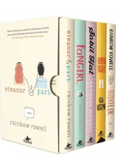 Rainbow Rowell Kitapları Özel Kutulu Set (Ciltli 5 Kitap)