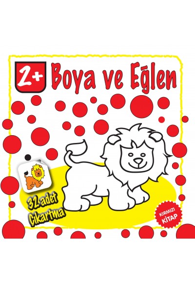 Boya ve Eğlen Kırmızı Kitap