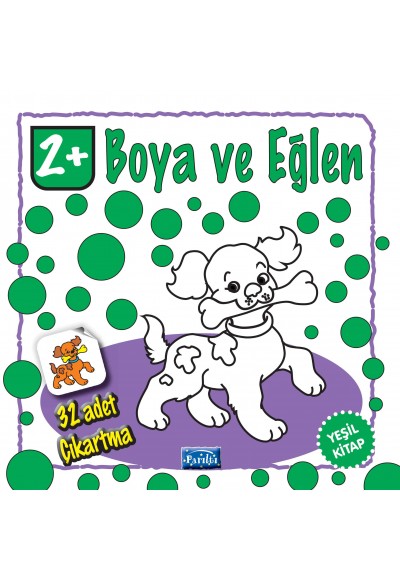 Boya ve Eğlen Yeşil Kitap