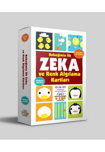 Bebeğimin İlk Zeka ve Renk Algılama Kartları (12-36 Ay)