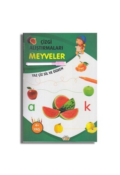 Çizgi Alıştırmaları Meyveler