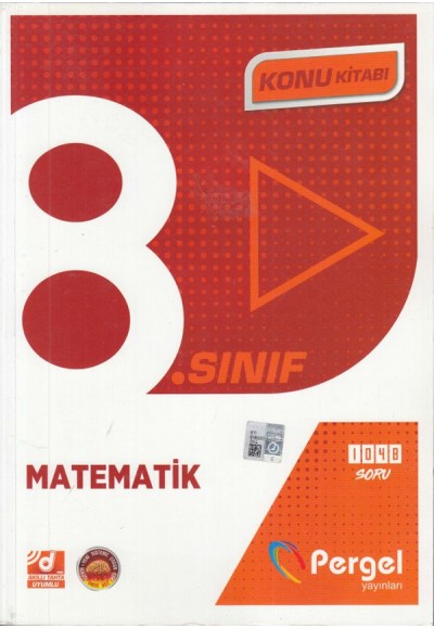 Pergel 8. Sınıf Matematik Konu Kitabı (Yeni)