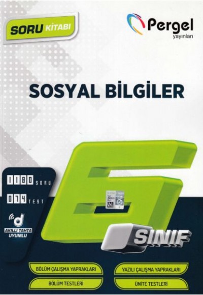 Pergel 6. Sınıf Sosyal Bilgiler Soru Kitabı (Yeni)