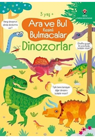 Ara ve Bul Resimli Bulmacalar - Dinozorlar