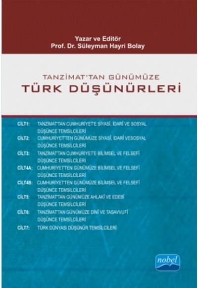 Tanzimat’tan Günümüze Türk Düşünürleri (7 Cilt - 8 Kitap)