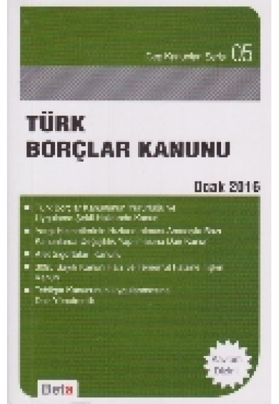 Cep 05 - Türk Borçlar Kanunu