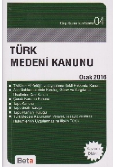 Cep 04 - Türk Medeni Kanunu