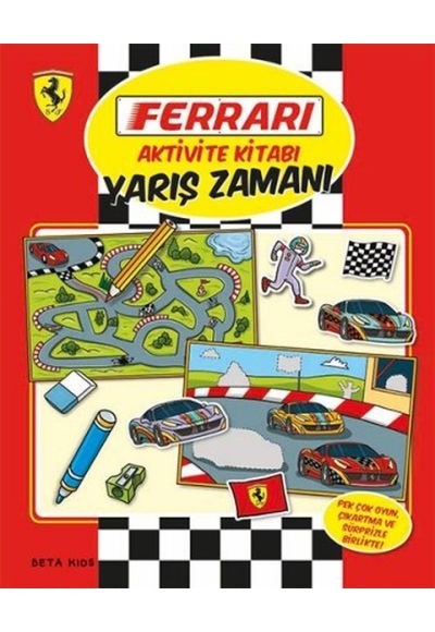 Ferrari Aktivite Kitabı - Yarış Zamanı