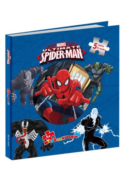 Marvel Ultimate Spider-Man İlk Yapboz Kitabım (5 Yapboz Birarada)