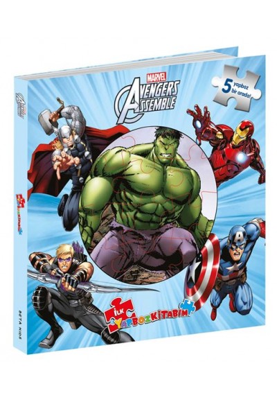 Marvel Avengers Assemble İlk Yapboz Kitabım (5 Yapboz Birarada)