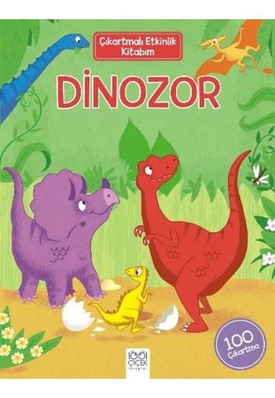 Çıkartmalı Etkinlik Kitabım - Dinozor