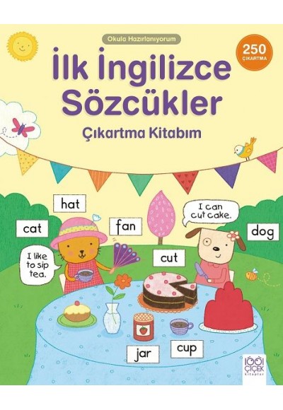 Okula Hazırlanıyorum - İlk İngilizce Sözcükler Çıkartma Kitabım