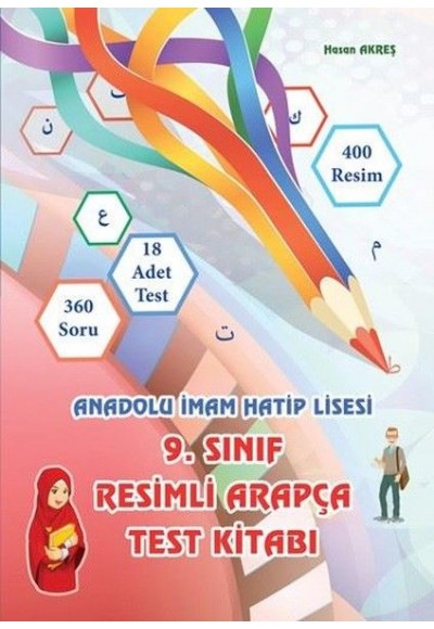 9.Sınıf Resimli Arapça Test Kitabı