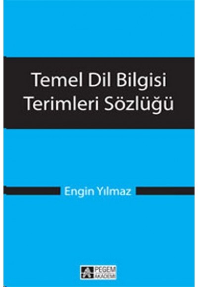 Temel Dil Bilgisi Terimleri Sözlüğü