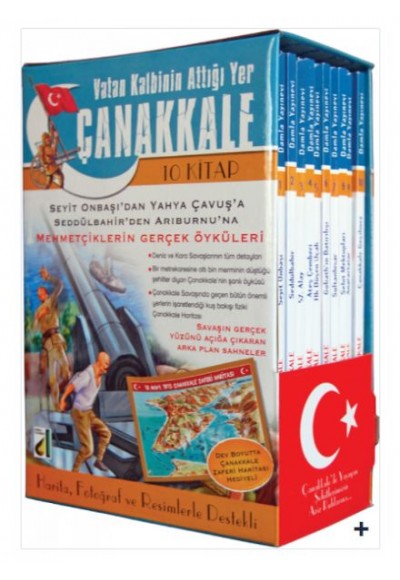 Vatan Kalbinin Attığı Yer Çanakkale (10 Kitap Takım