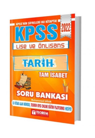 Teorem 2022 KPSS Lise Ön Lisans Tarih Tam İsabet Soru Bankası