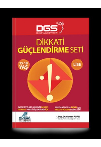 Dikkati Güçlendirme Seti Lise 15-18 Yaş