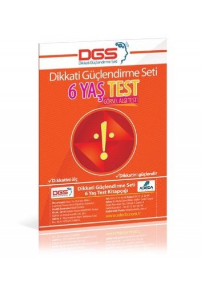 Dikkati Güçlendirme Seti 6 Yaş Test