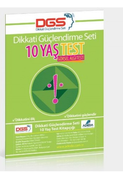 Dikkati Güçlendirme Seti 10 Yaş Test