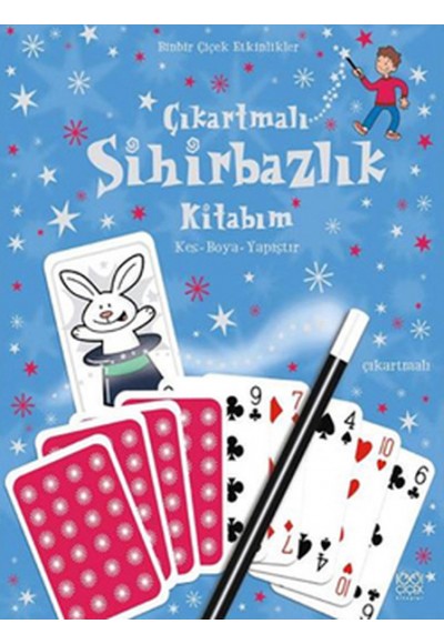 Çıkartmalı Sihirbazlık Kitabım / Kes -Boya - Yapıştır