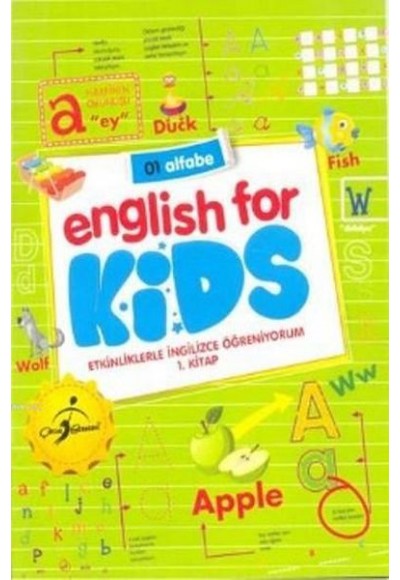 Etkinliklerle İngilizce Öğreniyorum 5 Kitap; English For Kids