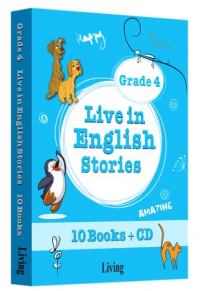 Grade 4 - Live in English Stories (10 Books CD)