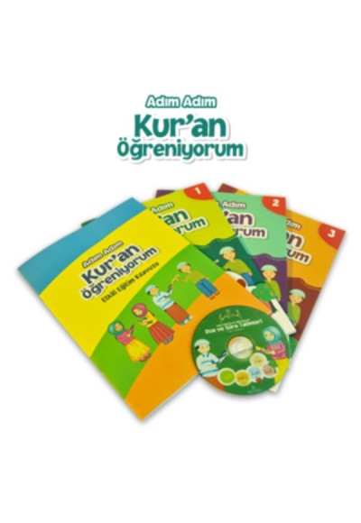 Adım Adım Kuran Öğreniyorum Seti (DVD Hediyeli)