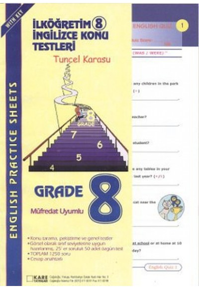 İköğretim-8 İngilizce Konu Testleri / English Practice Sheets