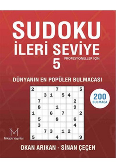 Sudoku İleri Seviye 5