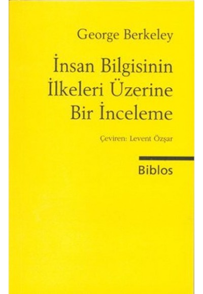 İnsan Bilgisinin İlkeleri Üzerine Bir İnceleme