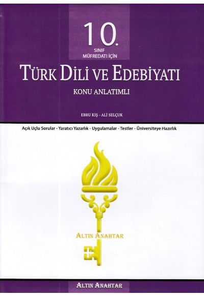 Altın Anahtar 10. Sınıf Türk Dili ve Edebiyatı Konu Anlatımlı