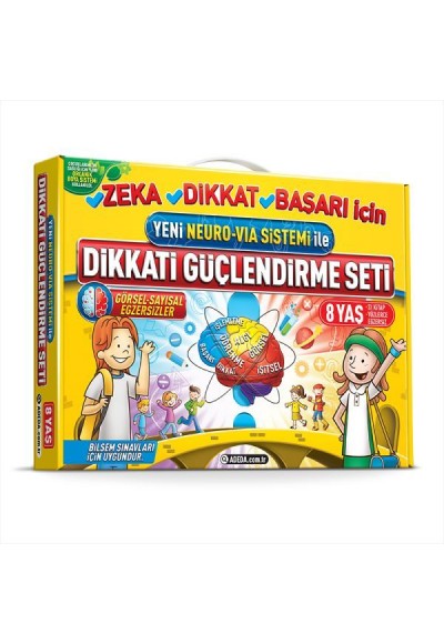 Dikkati Güçlendirme Seti  2. Sınıf – 8 yaş- Neuro-Via