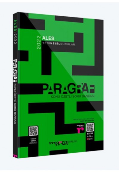 Marka Yayınları 2022 Ales Paragraf Konu Özetli Yeni Nesil Soru Bankası