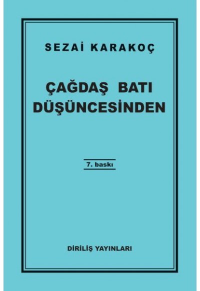 Çağdaş Batı Düşüncesinden