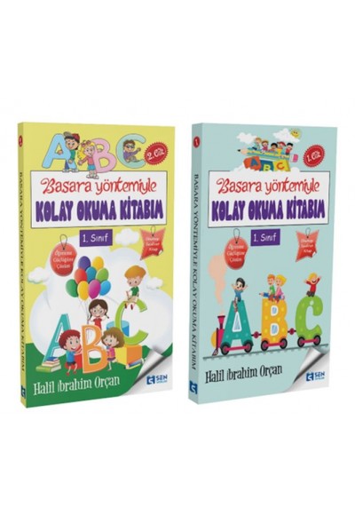 Basara Yöntemiyle Kolay Okuma Kitabım 1-2  Cilt  Set