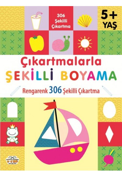 Çıkartmalarla Şekilli Boyama 5 Yaş Üstü