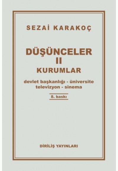 Düşünceler 2 - Kurumlar