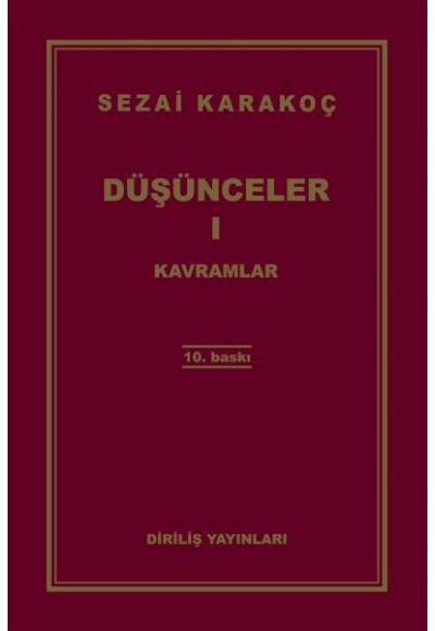 Düşünceler 1 - Kavramlar