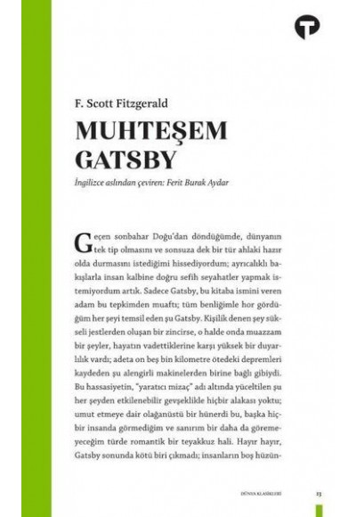 Muhteşem Gatsby